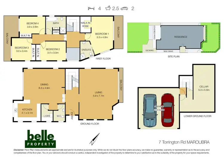 Floorplan of Homely house listing, 7 Torrington Road, Maroubra NSW 2035