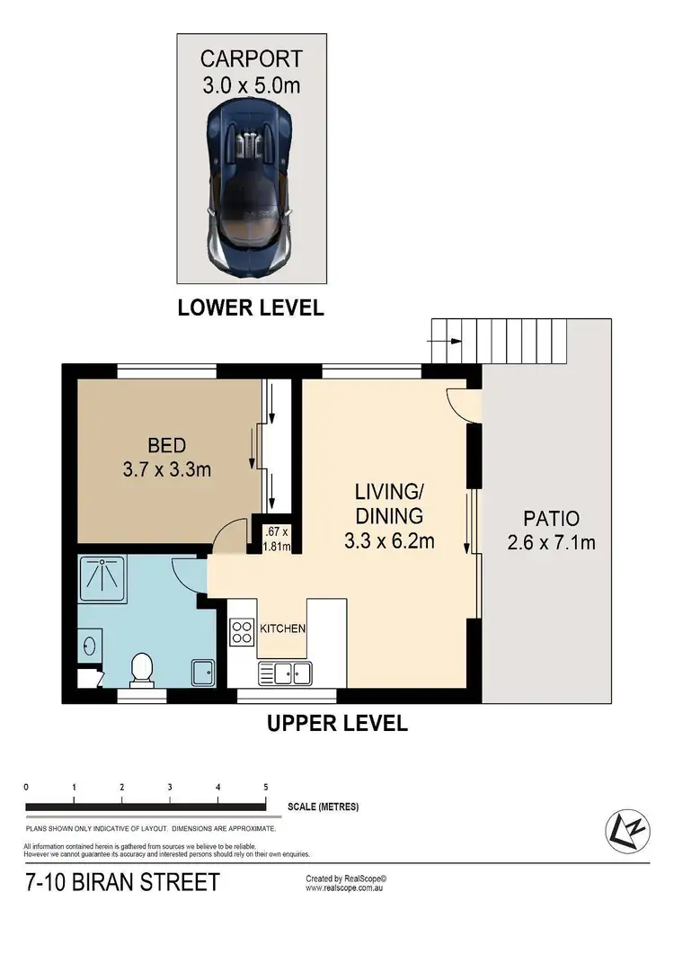 Floorplan of Homely unit listing, 7/10 Biran Street, Camp Hill QLD 4152