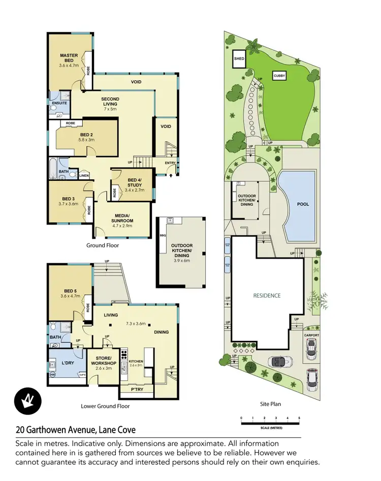 Floorplan of Homely house listing, 20 Garthowen Avenue, Lane Cove NSW 2066