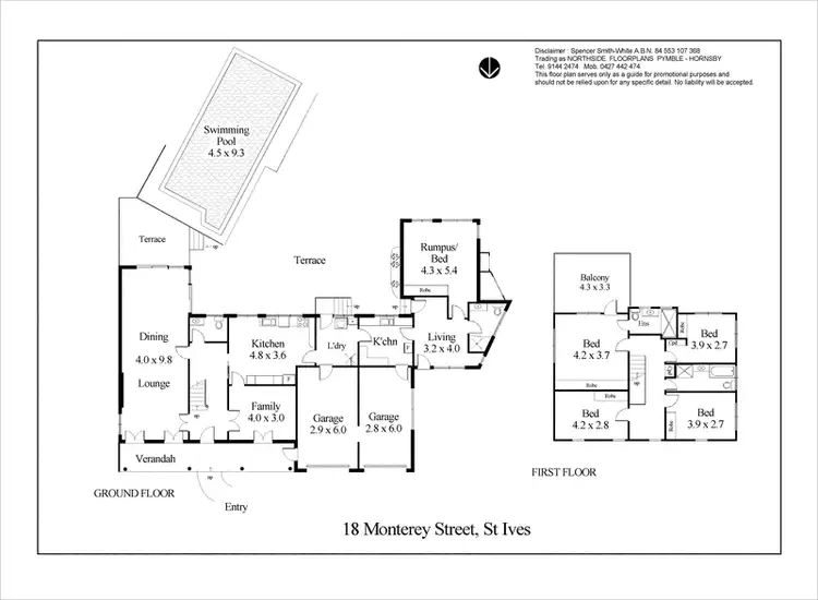 Floorplan of Homely house listing, 18 Monterey Street, St Ives NSW 2075