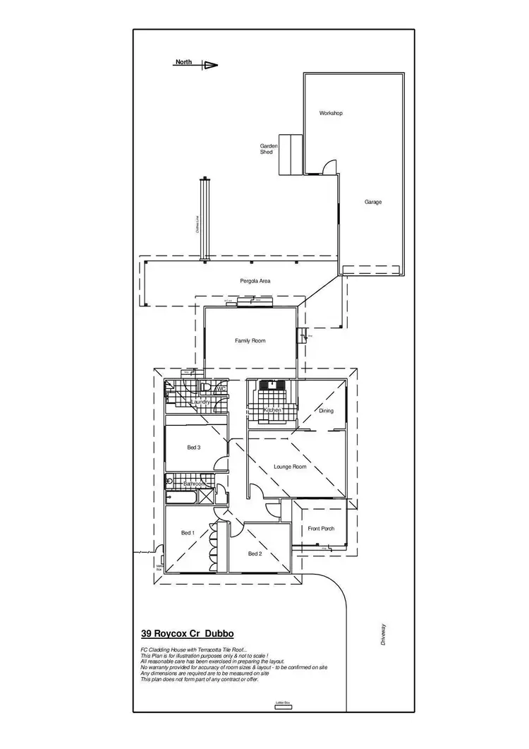 Floorplan of Homely house listing, 39 Roycox Crescent, Dubbo NSW 2830