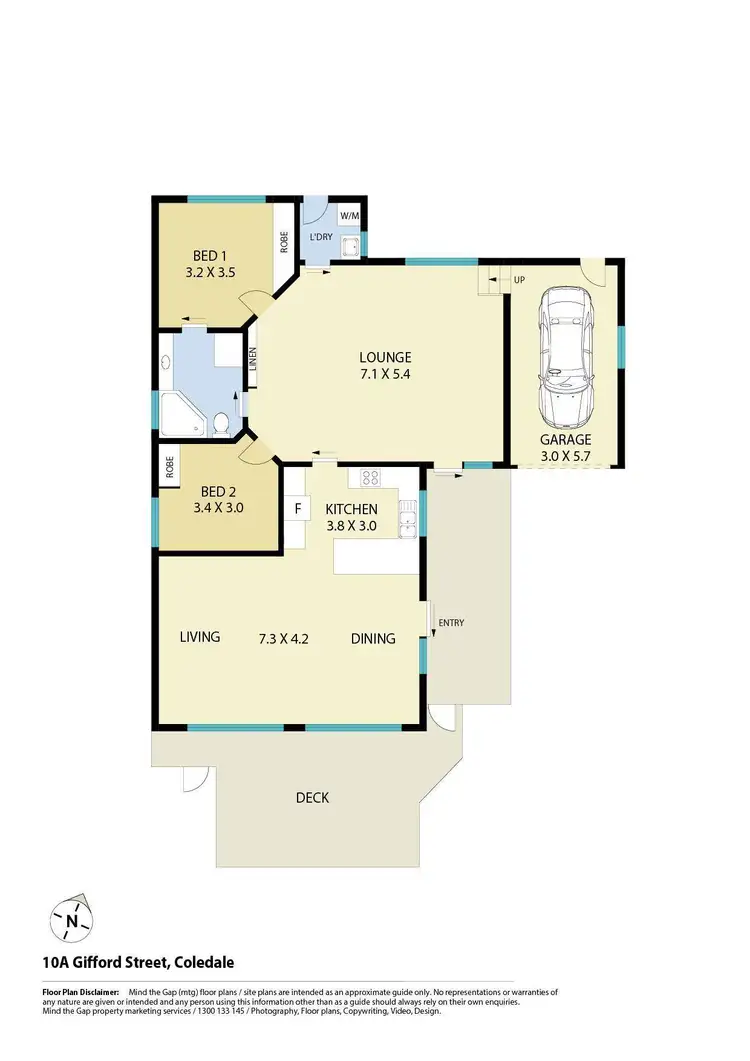 Floorplan of Homely house listing, 10a Gifford Street, Coledale NSW 2515