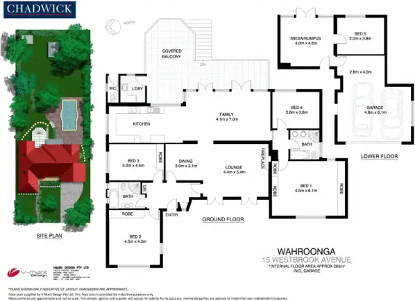 Floorplan of Homely house listing, 15 Westbrook Avenue, Wahroonga NSW 2076