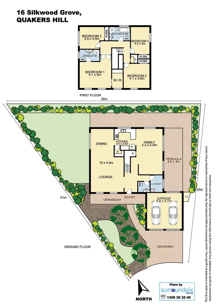 Floorplan of Homely house listing, 16 Silkwood Grove, Quakers Hill NSW 2763