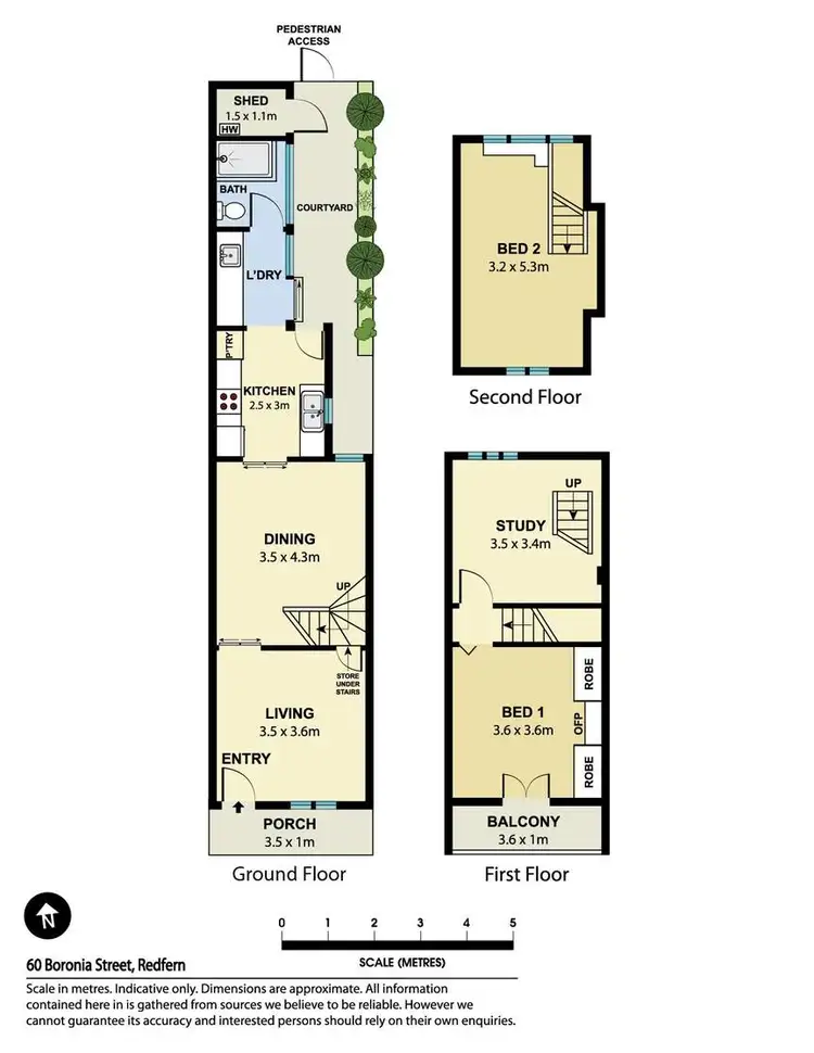 Floorplan of Homely house listing, 60 Boronia Street, Redfern NSW 2016