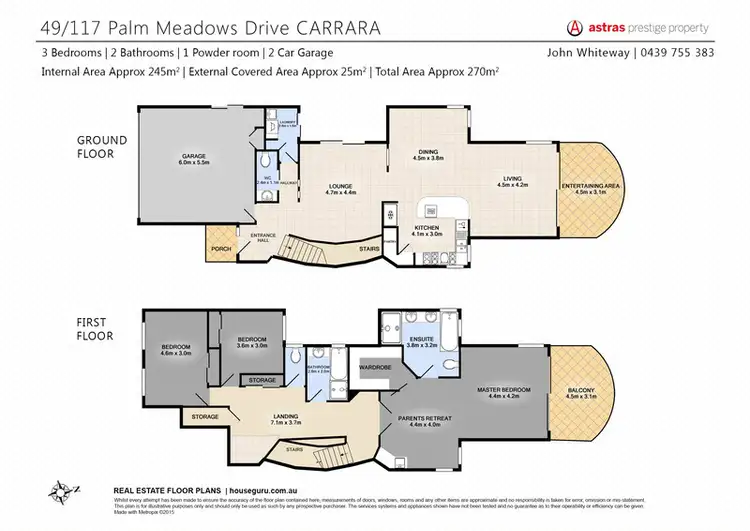 Floorplan of Homely house listing, 49/117 Lakehills Palm Meadows Drive, Carrara QLD 4211