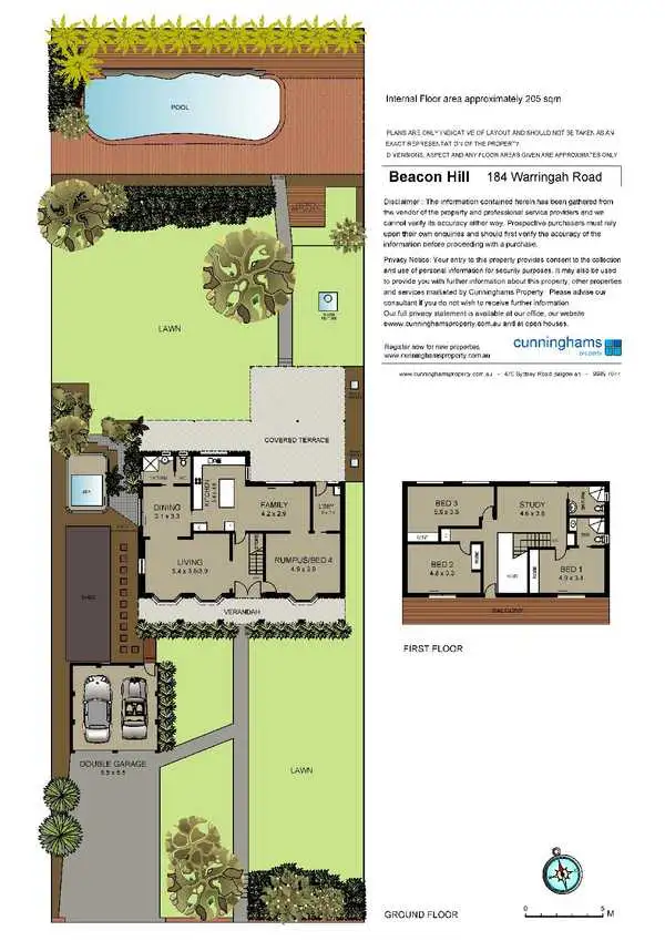 Floorplan of Homely house listing, 184 Warringah Road, Beacon Hill NSW 2100