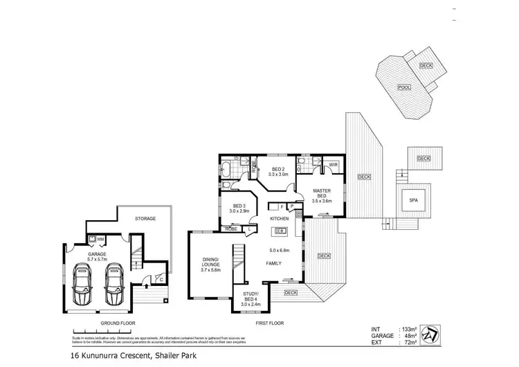 Floorplan of Homely house listing, 16 Kununurra Crescent, Shailer Park QLD 4128