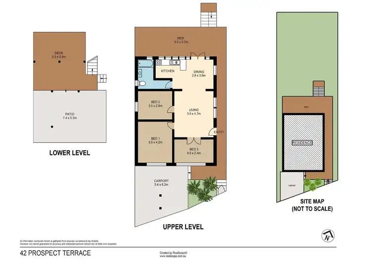 Floorplan of Homely house listing, 42 Prospect Terrace, Kelvin Grove QLD 4059