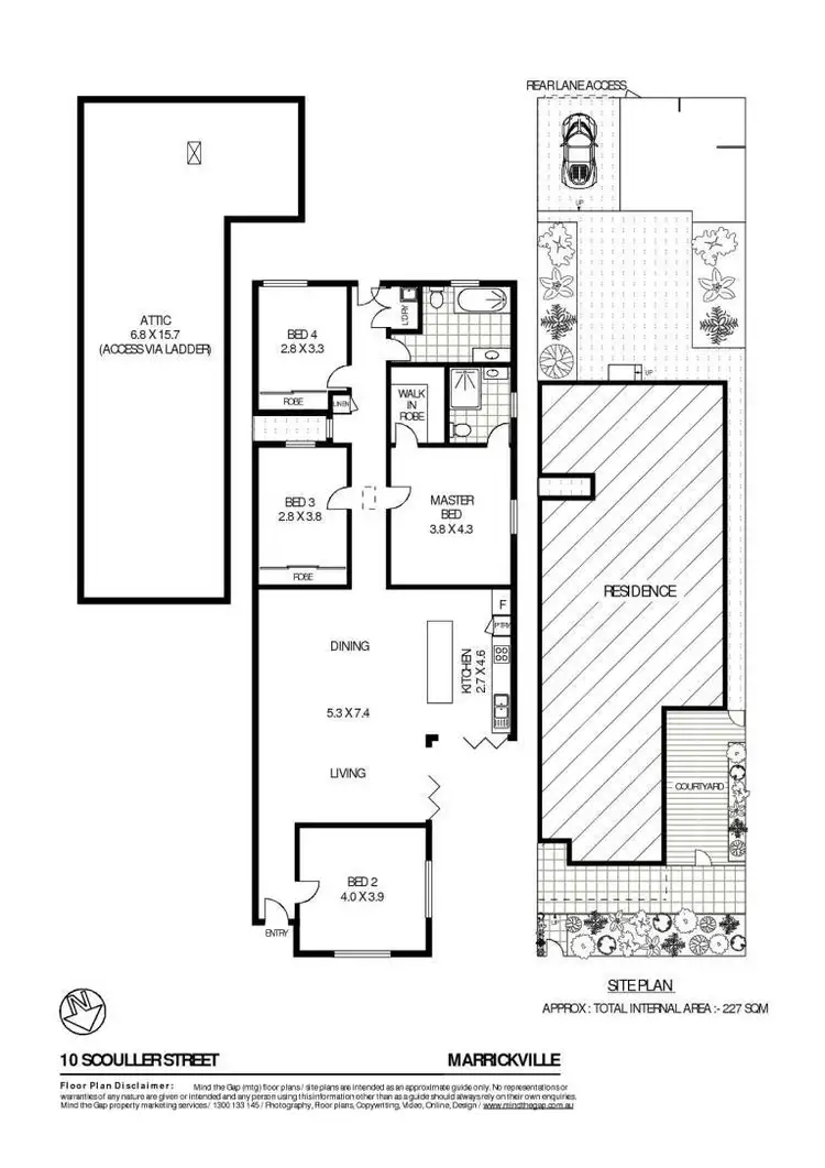 Floorplan of Homely house listing, 10 Scouller Street, Marrickville NSW 2204