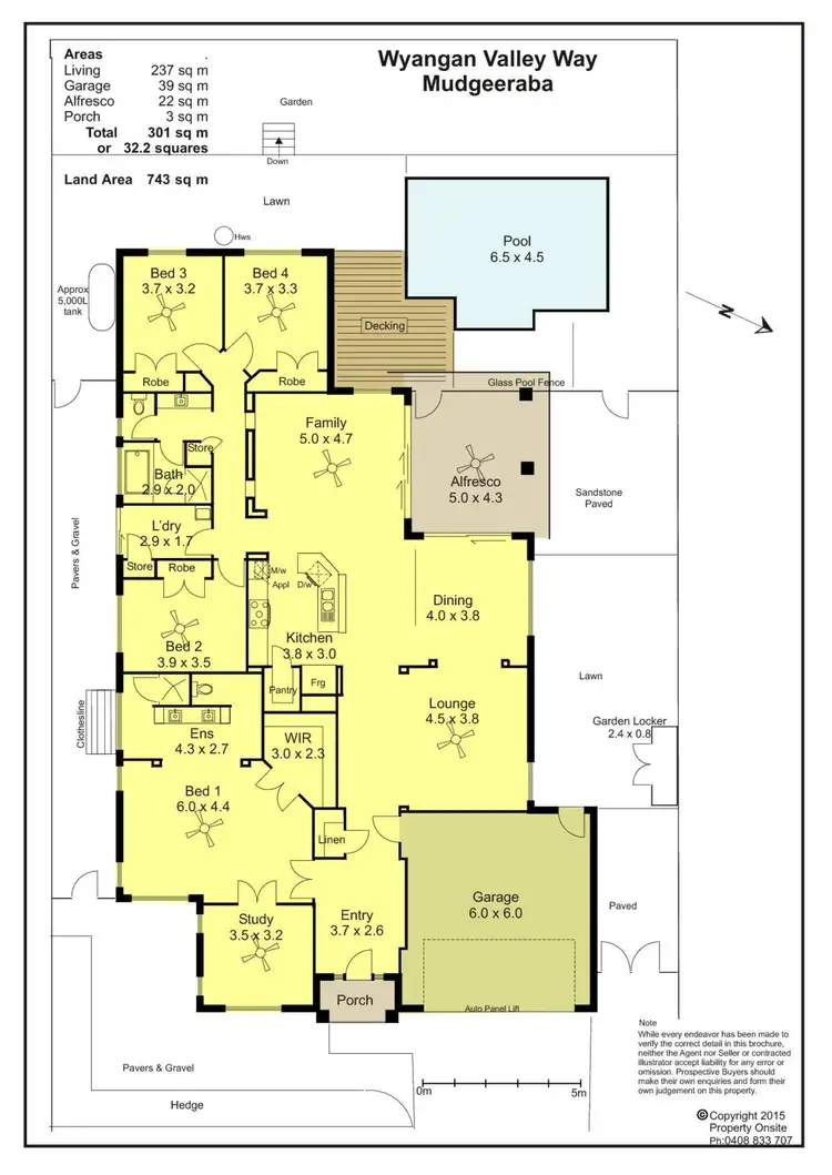 Floorplan of Homely house listing, 63 Wyangan Valley Way, Mudgeeraba QLD 4213