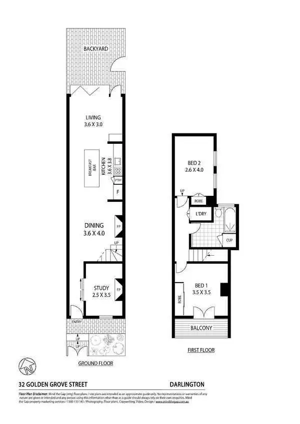 Floorplan of Homely house listing, 32 Golden Grove Street, Darlington NSW 2008