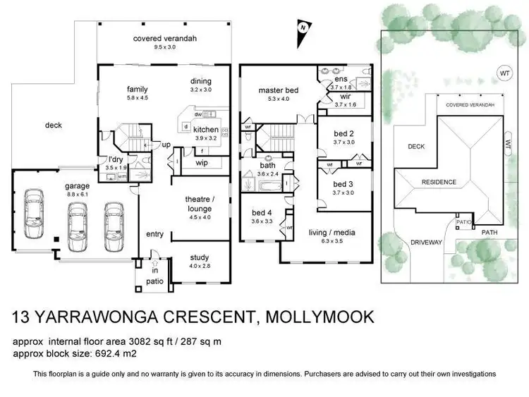 Floorplan of Homely house listing, 13 Yarrawonga Drive, Mollymook NSW 2539