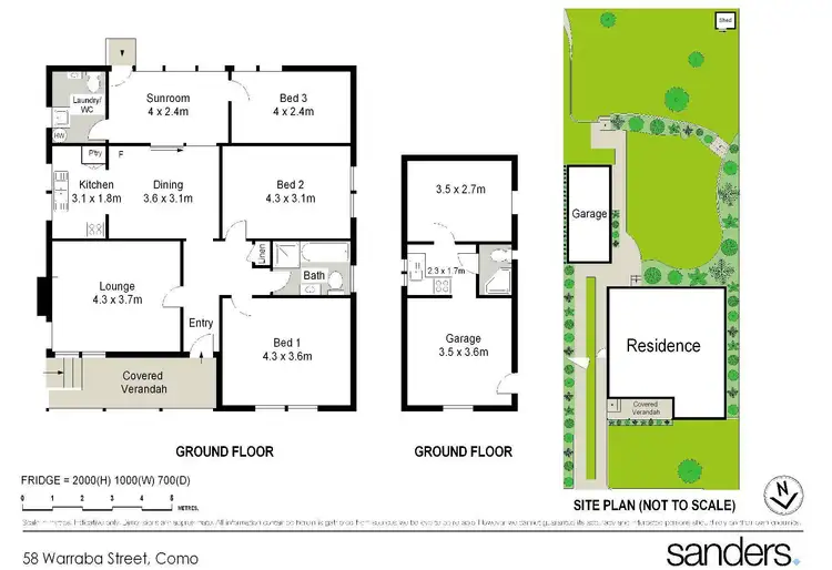 Floorplan of Homely house listing, 58 Warraba Street, Como NSW 2226