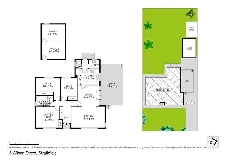 Floorplan of Homely house listing, 3 Wilson Street, Strathfield NSW 2135