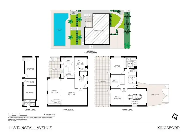 Floorplan of Homely house listing, 118 Tunstall Avenue, Kingsford NSW 2032