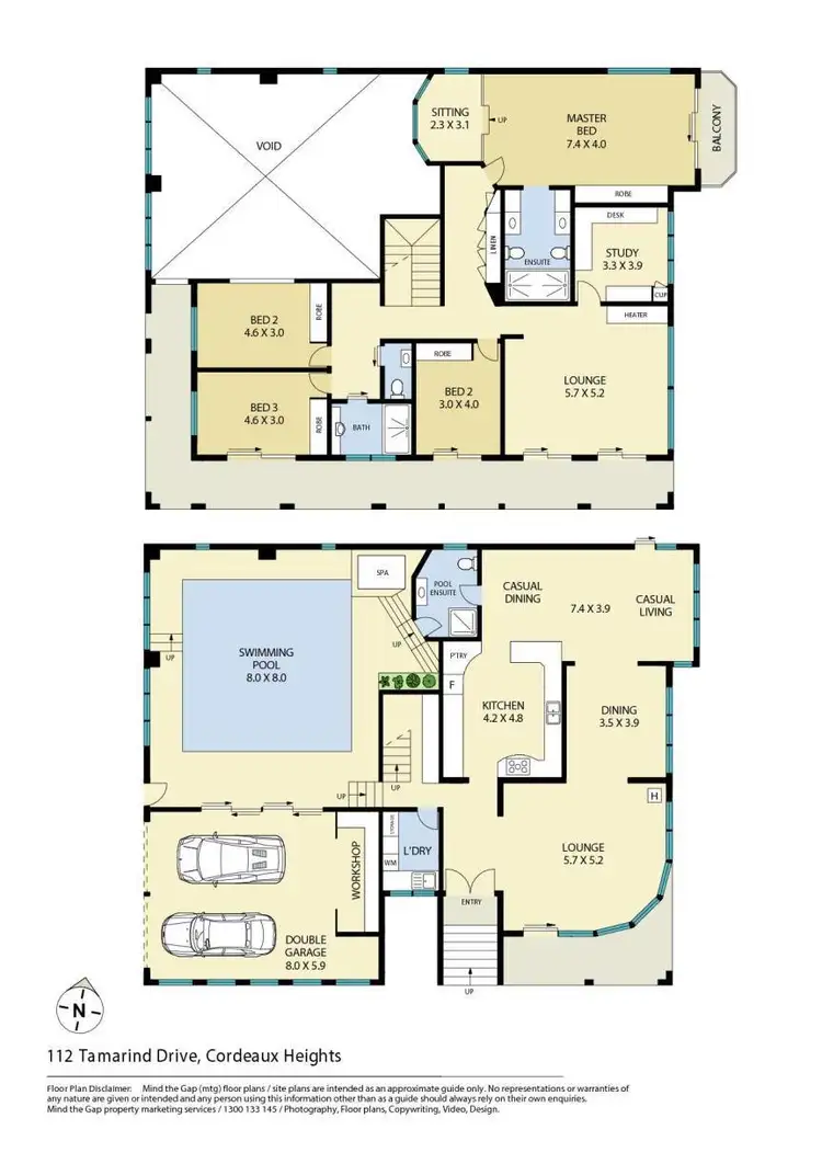 Floorplan of Homely house listing, 112 Tamarind Drive, Cordeaux Heights NSW 2526