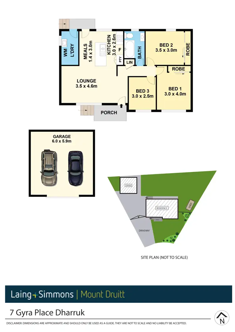Floorplan of Homely house listing, 7 Gyra Place, Dharruk NSW 2770