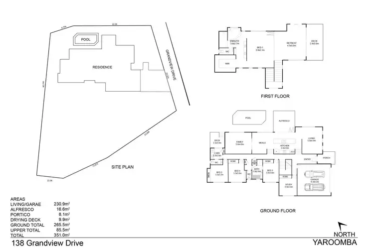 Floorplan of Homely house listing, 138 Grandview Drive, Yaroomba QLD 4573