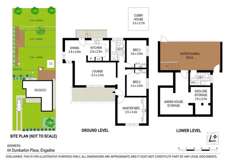 Floorplan of Homely house listing, 44 Dumbarton Place, Engadine NSW 2233