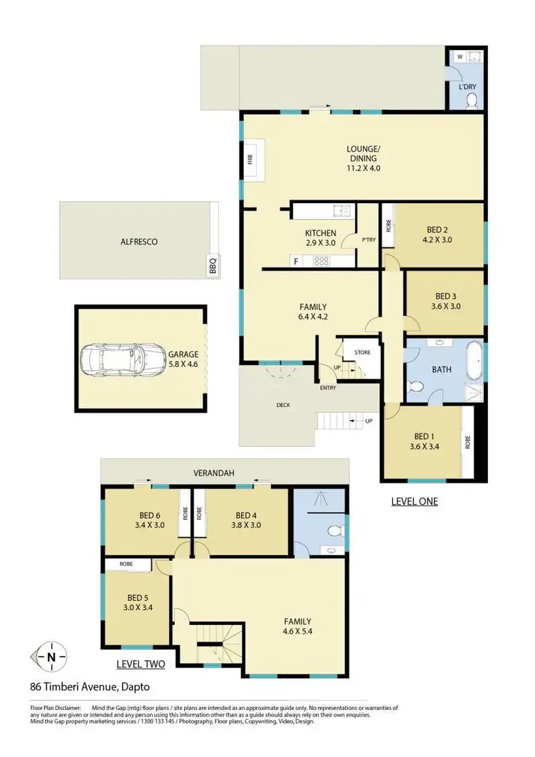 Floorplan of Homely house listing, 86 Timberi Avenue, Dapto NSW 2530