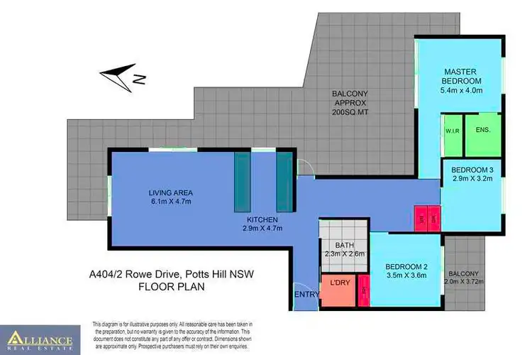 Floorplan of Homely apartment listing, A4.04/2 Rowe Place, Potts Hill NSW 2143