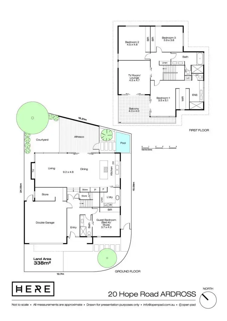 Floorplan of Homely land listing, 20 Hope Road, Ardross WA 6153
