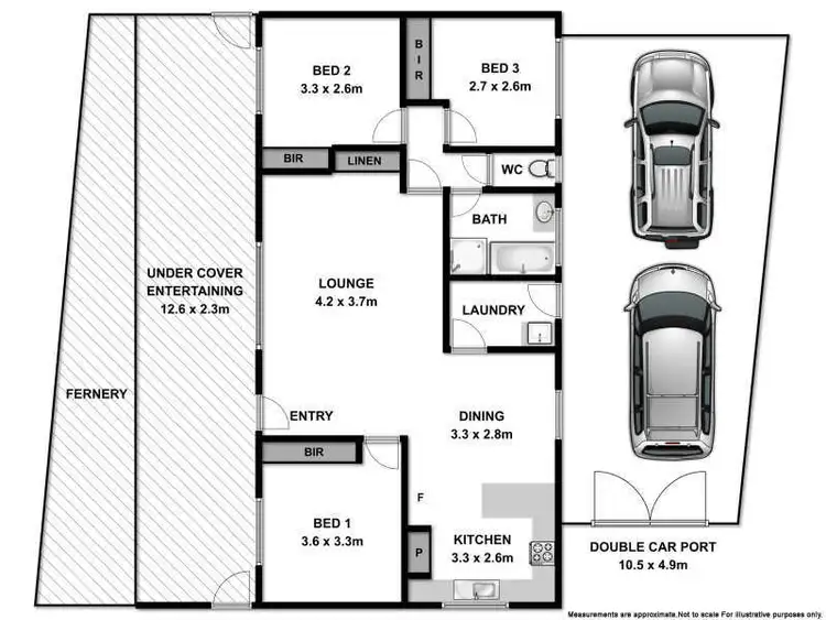 Floorplan of Homely house listing, 10 Roadshow Drive, Wodonga VIC 3690