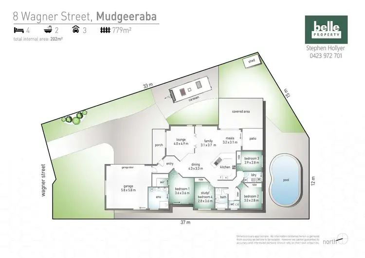 Floorplan of Homely house listing, 8 Wagner Street, Mudgeeraba QLD 4213