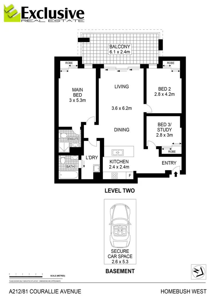 Floorplan of Homely apartment listing, A212/81 Courallie Avenue, Homebush West NSW 2140