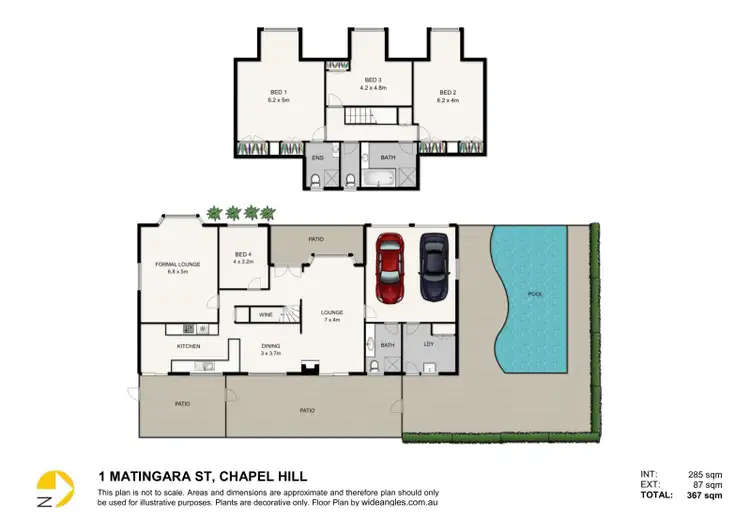 Floorplan of Homely house listing, 1 Matingara Street, Chapel Hill QLD 4069