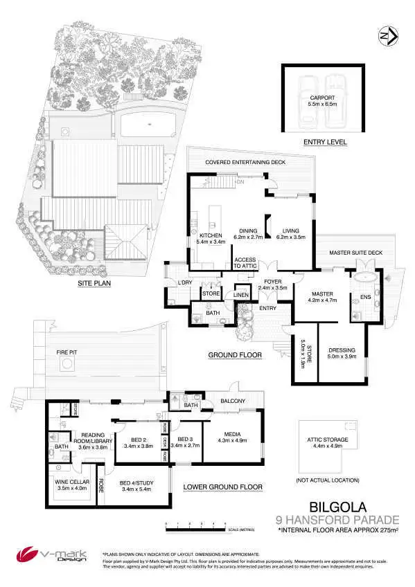 Floorplan of Homely house listing, 9 Hansford Parade, Bilgola NSW 2107