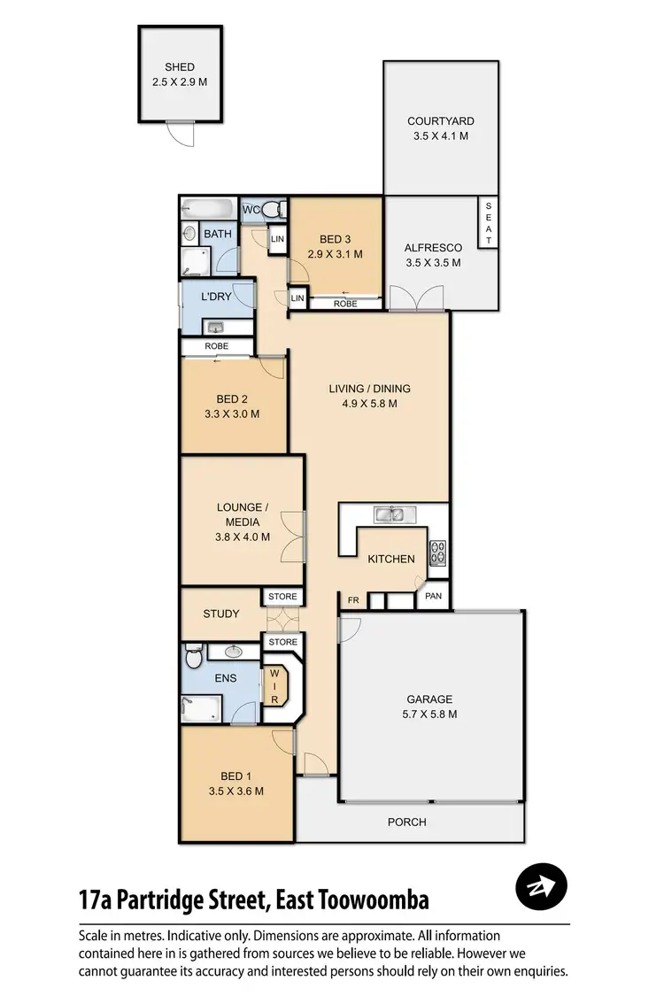 Floorplan of Homely house listing, 17A Partridge Street, East Toowoomba QLD 4350