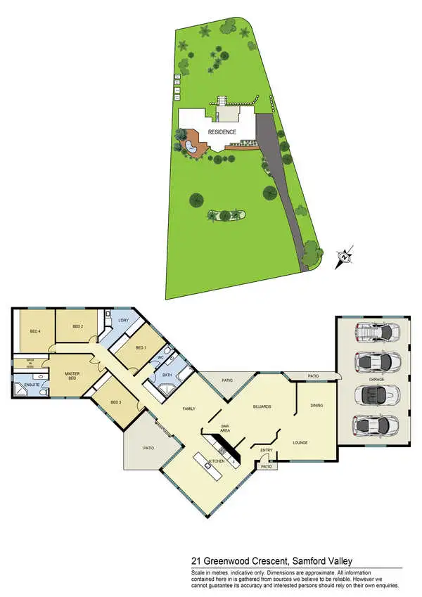 Floorplan of Homely house listing, 21 Greenwood Crescent, Samford Valley QLD 4520