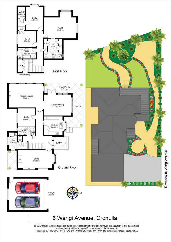 Floorplan of Homely house listing, 6 Wangi Avenue, Cronulla NSW 2230