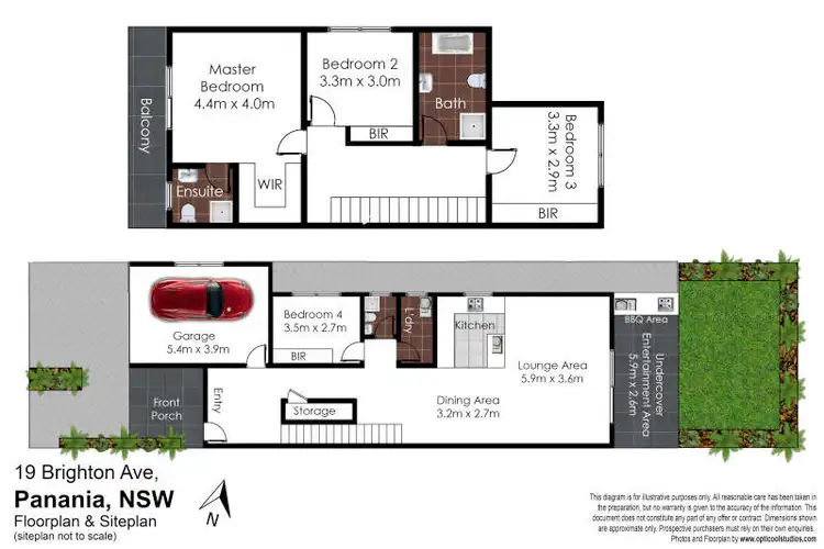 Floorplan of Homely house listing, 19 Brighton Avenue, Panania NSW 2213