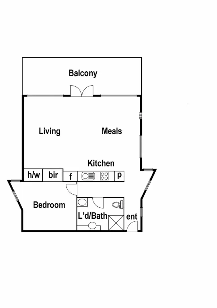 Floorplan of Homely unit listing, 6/289-291 Broadway, Reservoir VIC 3073