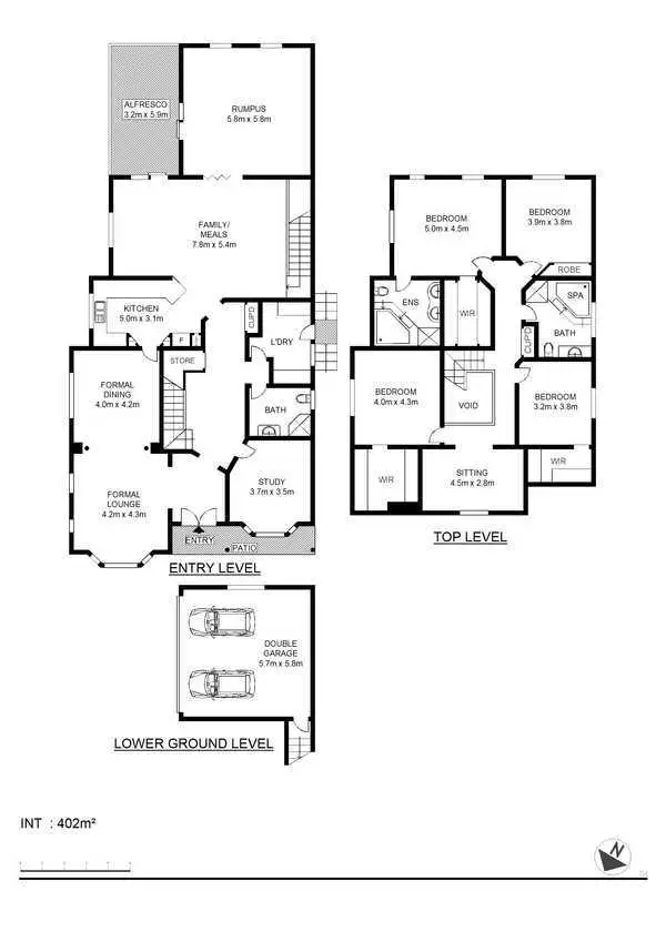 Floorplan of Homely house listing, 10 Strathmore Parade, Roseville NSW 2069