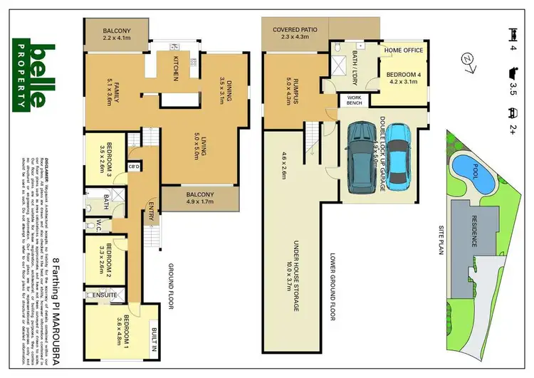 Floorplan of Homely house listing, 8 Farthing Place, Maroubra NSW 2035