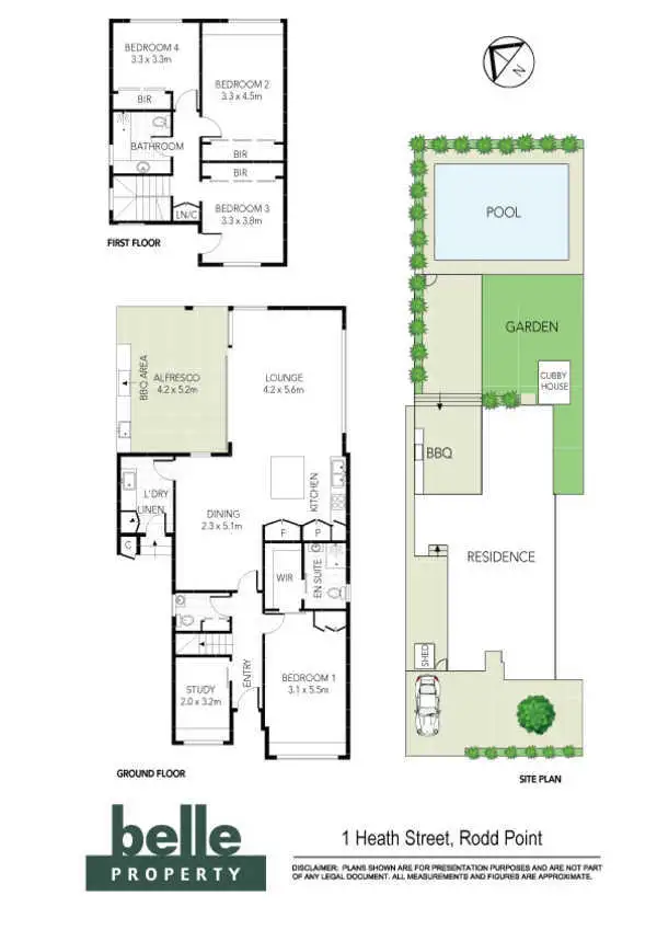 Floorplan of Homely house listing, 1 Heath Street, Rodd Point NSW 2046