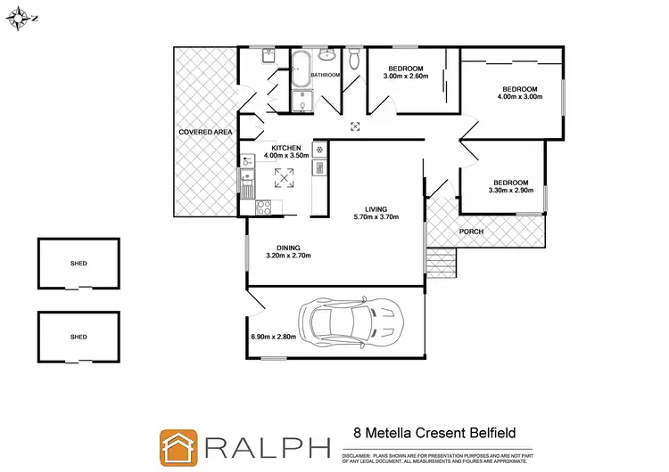 Floorplan of Homely house listing, 8 Metella Crescent, Belfield NSW 2191