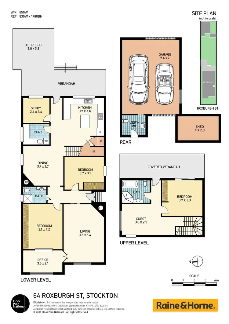 Floorplan of Homely house listing, 64 Roxburgh Street, Stockton NSW 2295