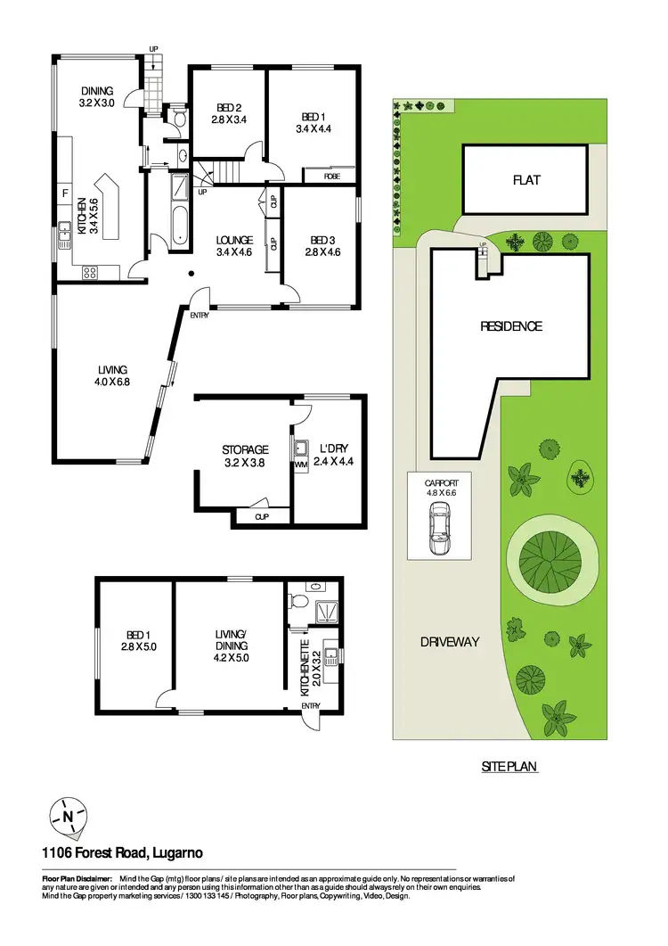 Floorplan of Homely house listing, 1106 Forest Road, Lugarno NSW 2210