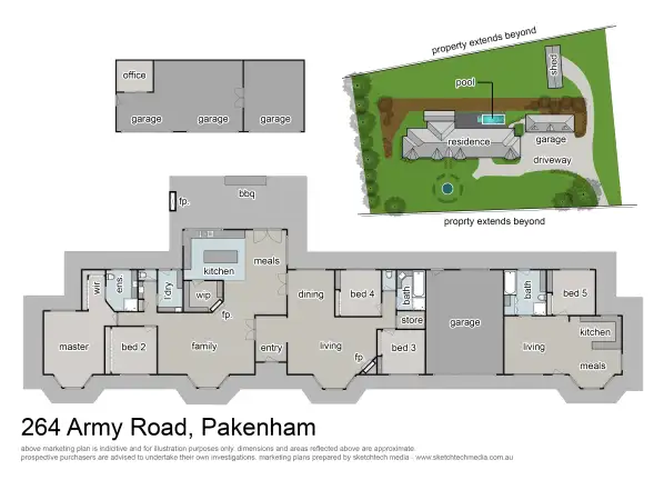 Floorplan of Homely house listing, 264 Army Road, Pakenham VIC 3810