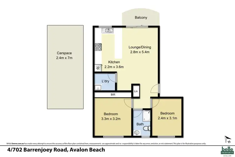 Floorplan of Homely apartment listing, 4/702 Barrenjoey Road, Avalon Beach NSW 2107