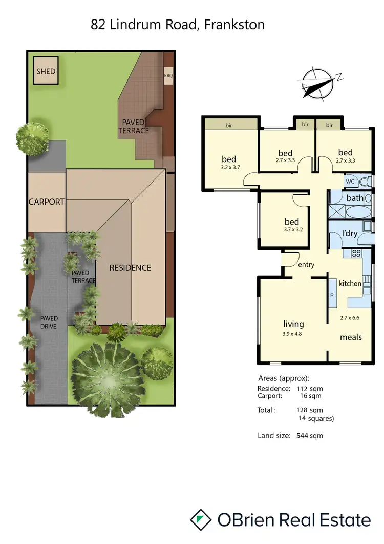 Floorplan of Homely house listing, 82 Lindrum Road, Frankston VIC 3199