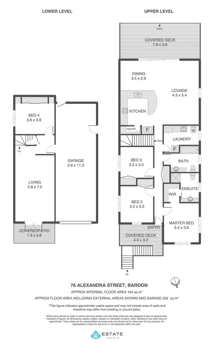 Floorplan of Homely house listing, 76 Alexandra Street, Bardon QLD 4065