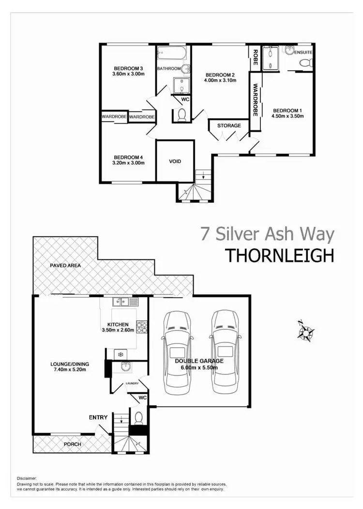 Floorplan of Homely townhouse listing, 7 Silver Ash Way, Thornleigh NSW 2120
