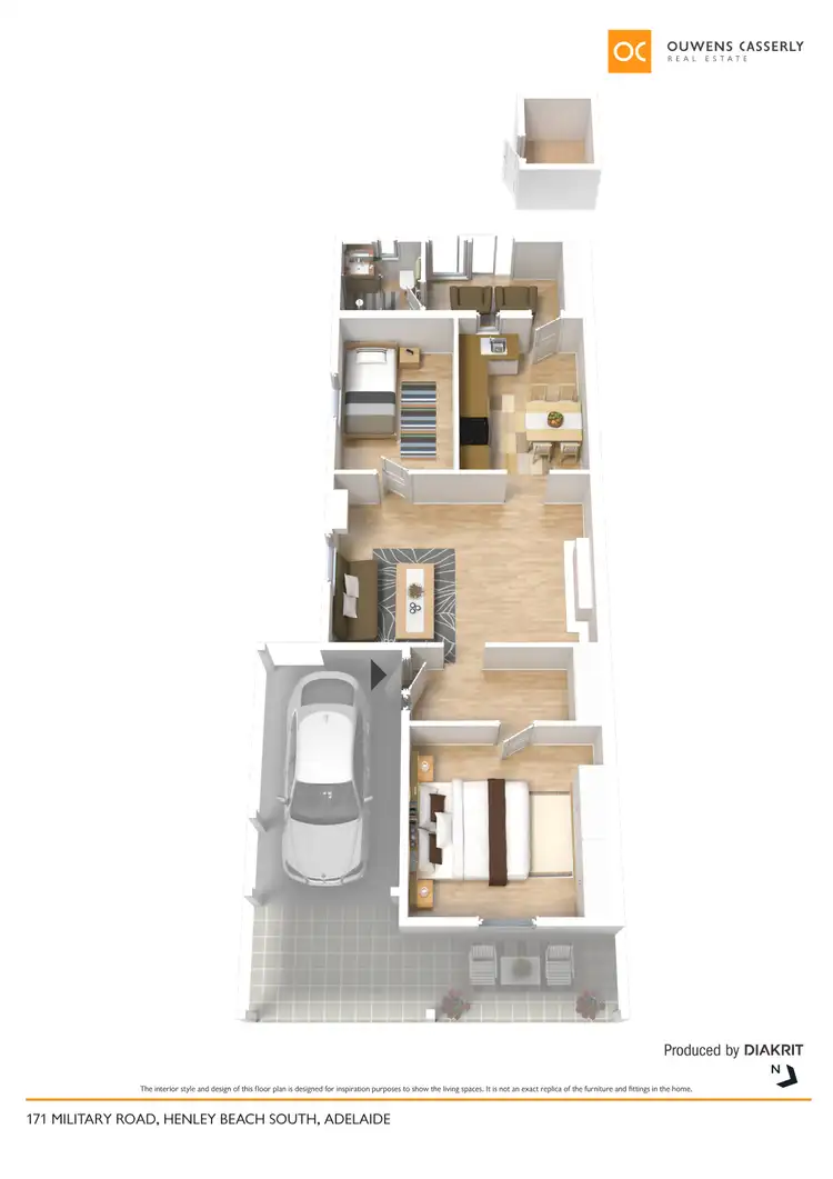 Floorplan of Homely house listing, 171 Military Road, Henley Beach South SA 5022