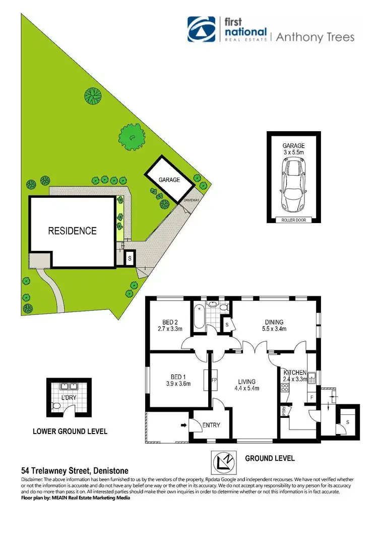 Floorplan of Homely house listing, 54 Trelawney Street, Denistone NSW 2114